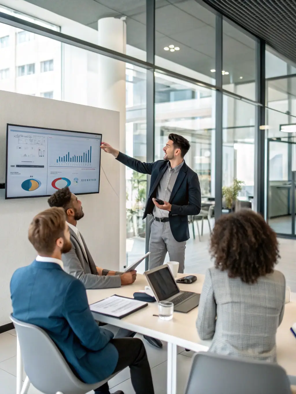 A South African entrepreneur presenting a business plan to a panel of investors, showcasing innovation and strategic thinking, highlighting the importance of mentorship and guidance.